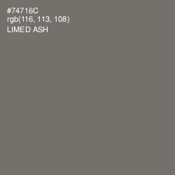 #74716C - Limed Ash Color Image